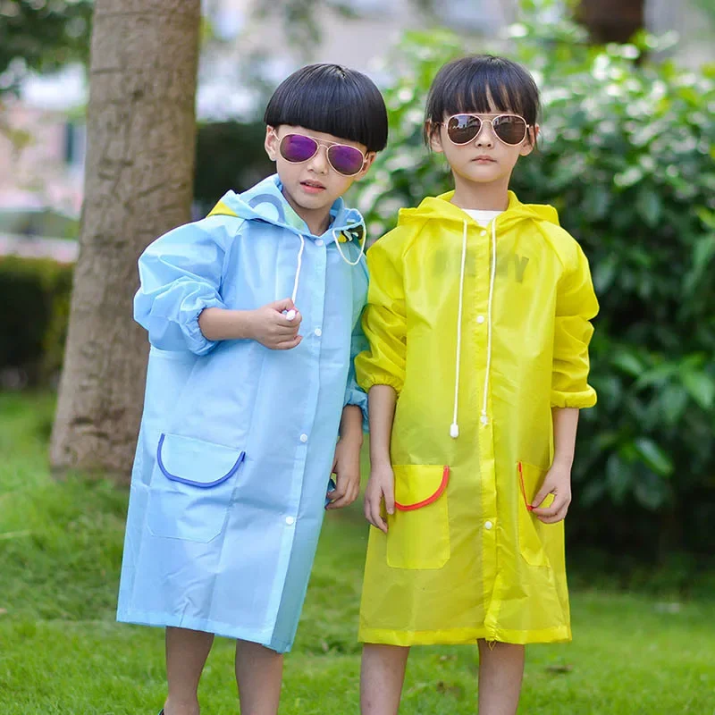 1pcs Waterproof Kids Raincoat for Children Rain Coat Cartoon Animal Style Rainwear Rainsuit Student Animal Style Raincoat