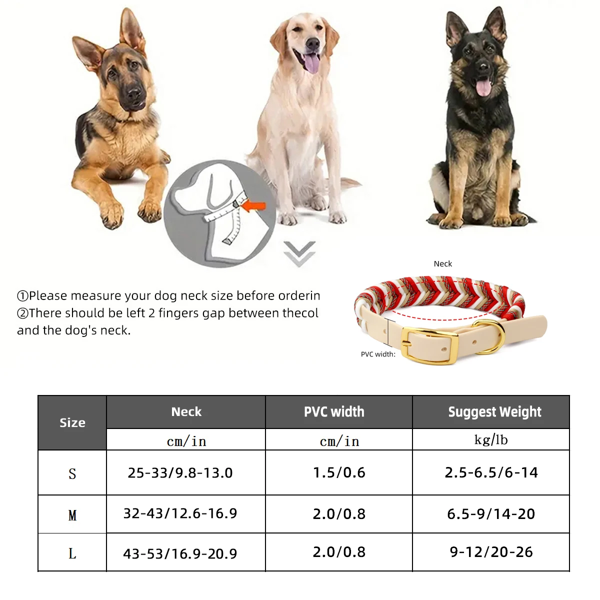 Strapazierfähiges Nylon-Hundehalsband für Weihnachtsgeschenke mit großem Mittel- und Welpenzubehör, modisches, verstellbares, farbenfrohes Gurtband – Detail 10