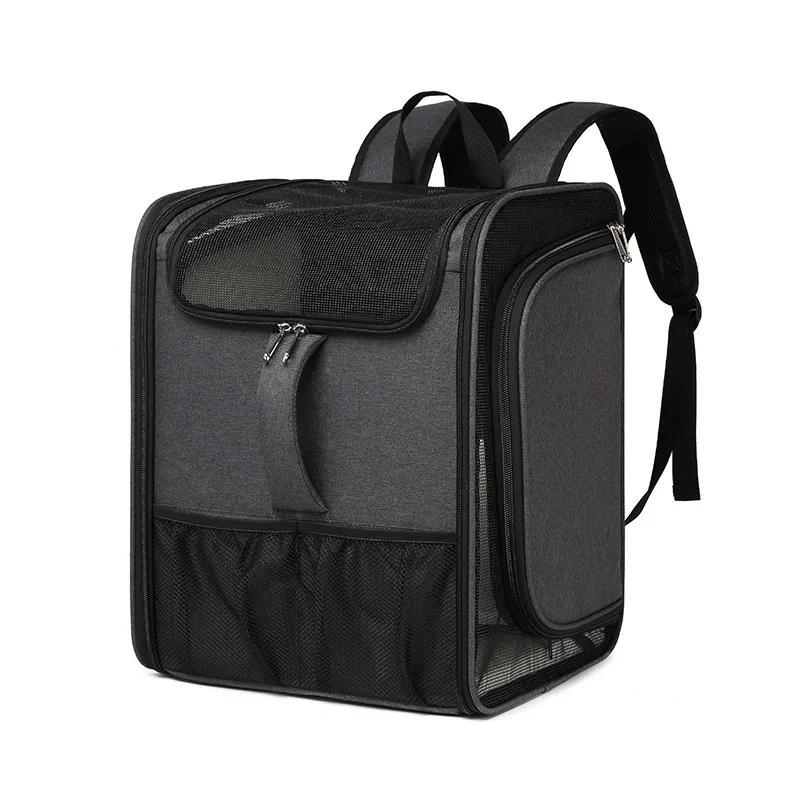 Both Sides Can Expand The Cat Bag To Go Out and Expand The Pet Backpack Pet Bag Conveniently