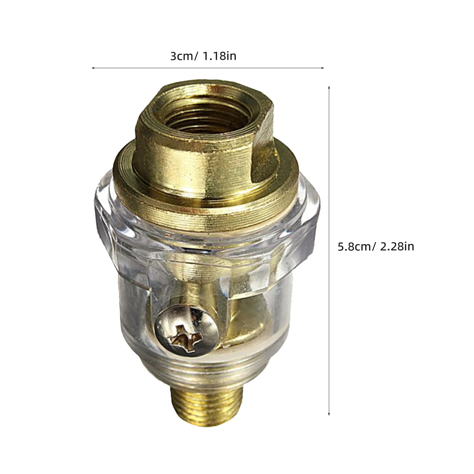 Mini Oiler 1 4 Inch In Line Lubricator Automatic Injector Air Tool Filling Accessories Oil Water Separator Pneumatic Tools