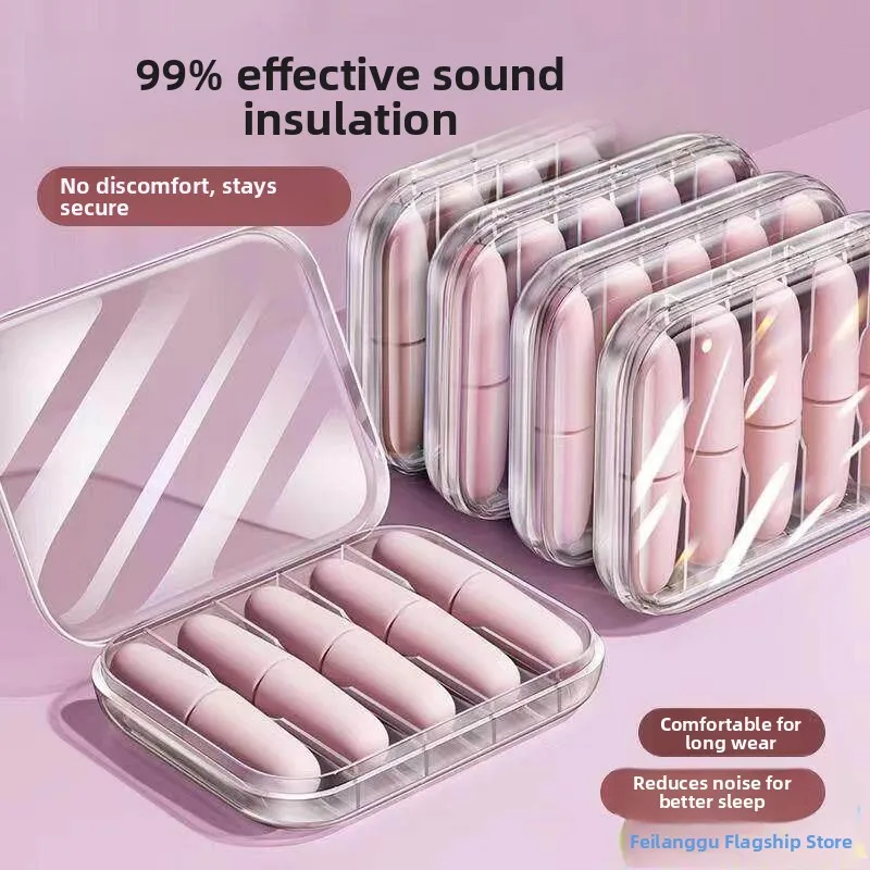 

Study Noise Reduction Earplugs Sleep Aid Super Soundproofing Nighttime Noise Cancellation Comfortable Foam Earbuds for Better...