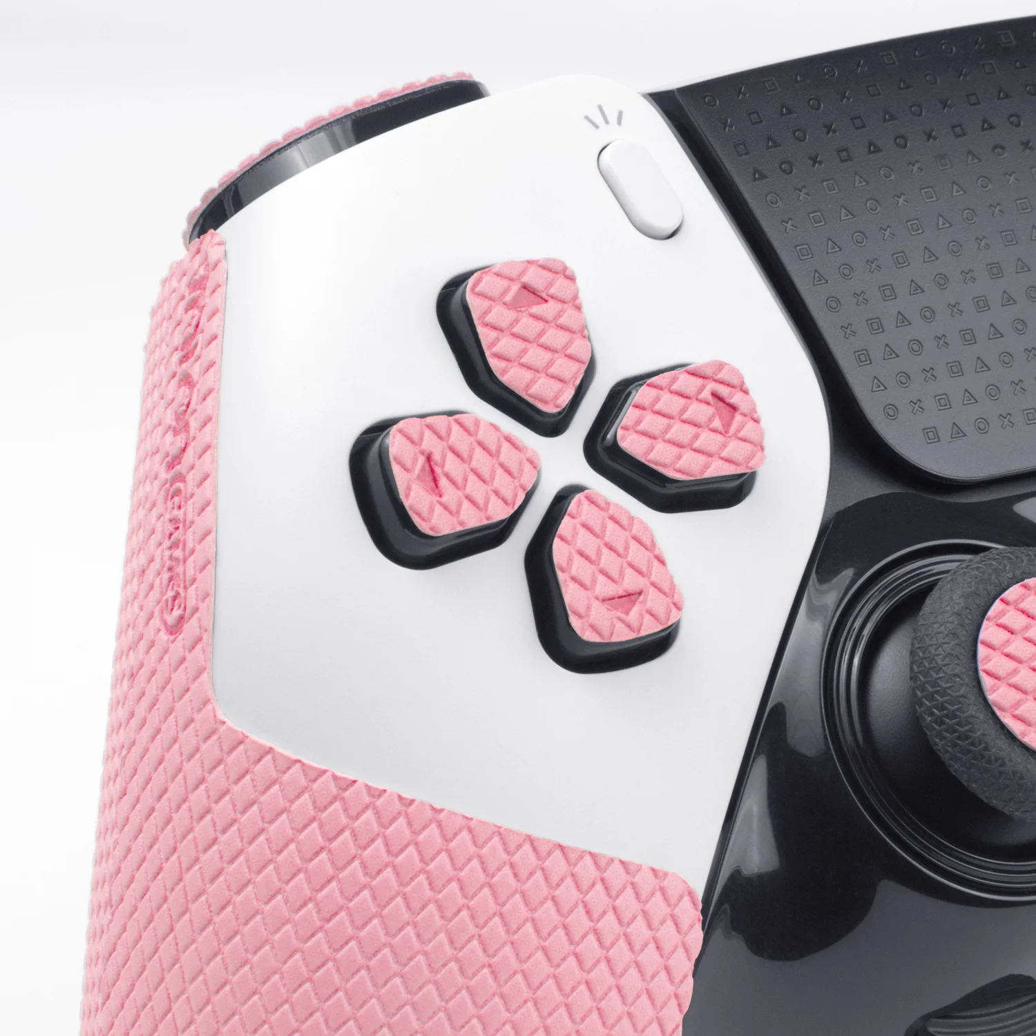 TALONGAMES Pro Version Controller Grip Tape Compatible with Playstation 5 DualSense Edge,Buttons,Non-slip Anti Sweat (Pink)