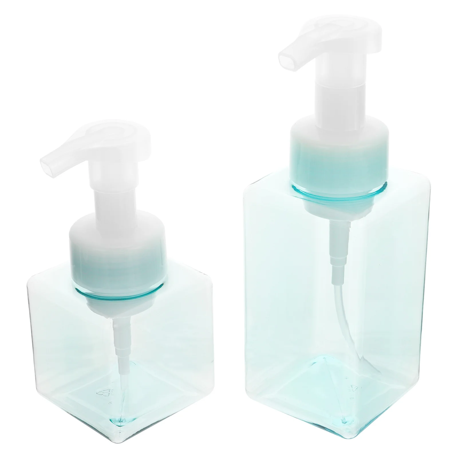 2개입 거품 용기 여행용 리필 가능 누수 방지 샴푸 로션 용기 휴대용 목욕 젤 플라스크 얼굴 세안 샤워용