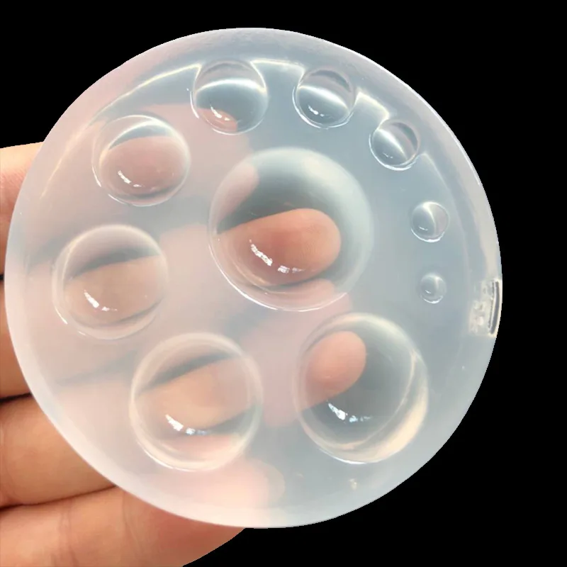 Crystal Epoxy Mold Size Semicircular Ball Pearl Glass Crystal Patch Jewelry Decoration 16593