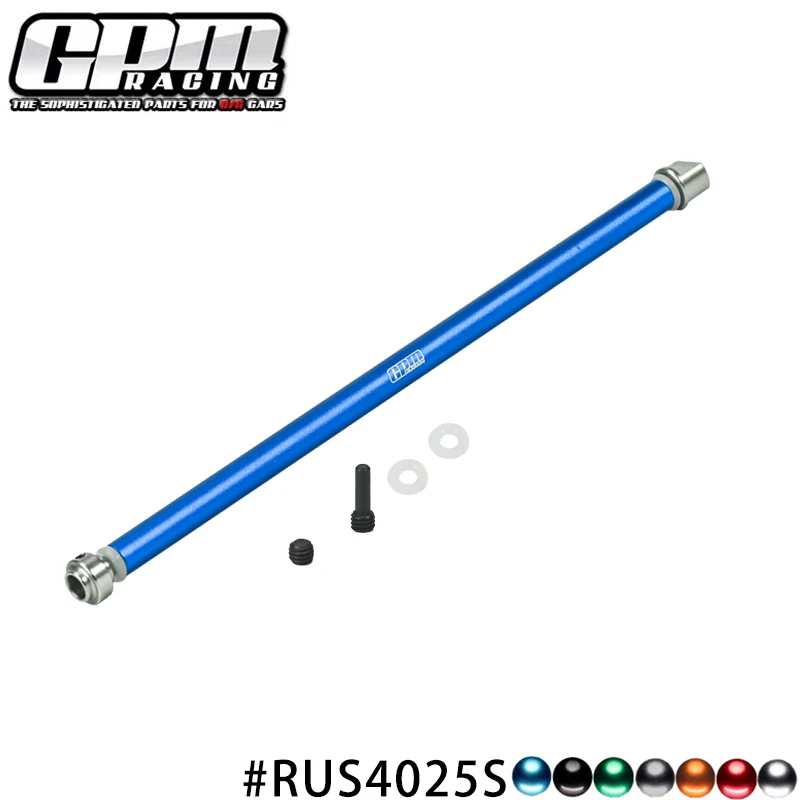 GPM Stainless Steel + Alloy Center Drive Shaft For TRAXXAS 1/10 Rustler 4X4 VXL / Bigfoot / Stampede