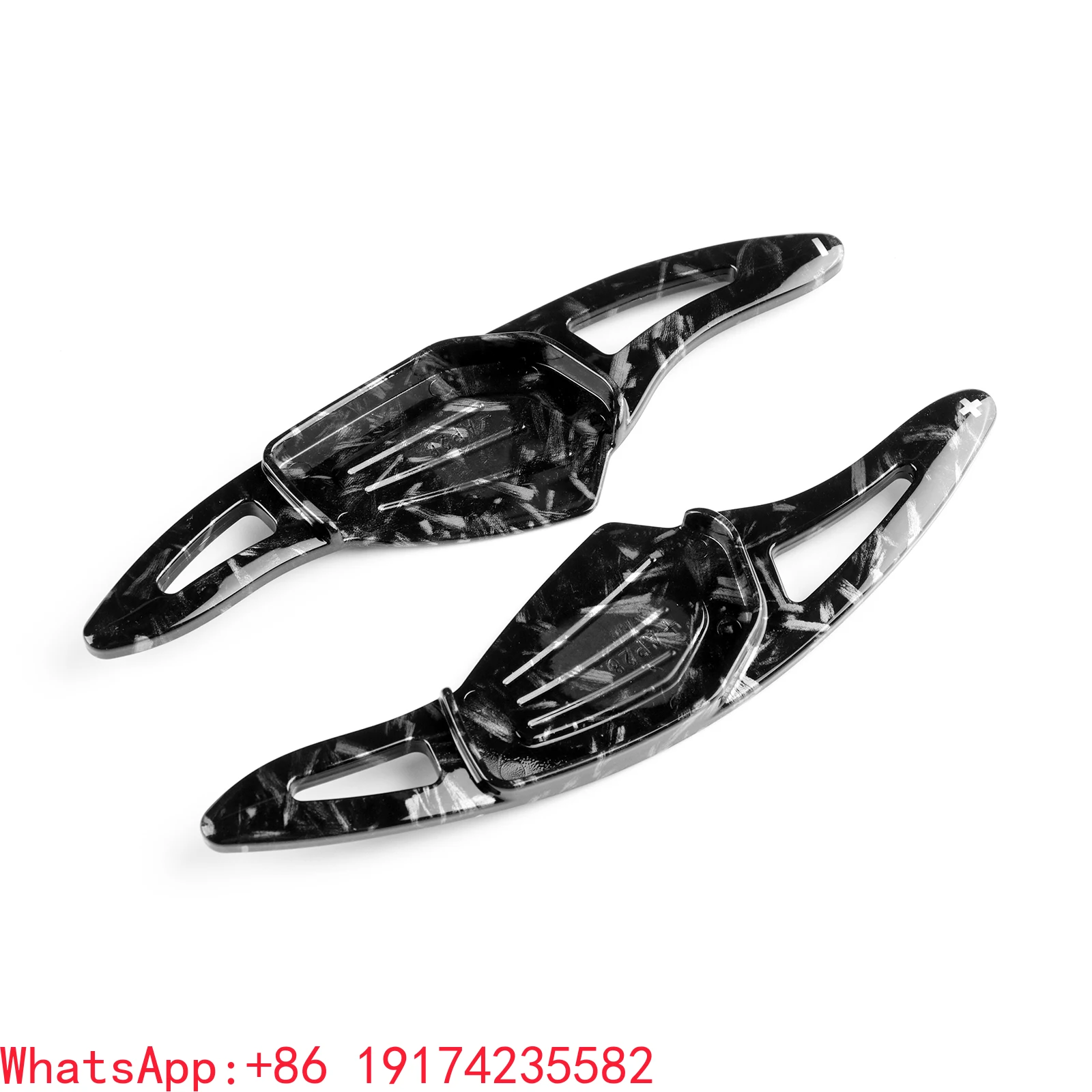 

For Skoda Octavia A8 MK4 Karoq Kodiaq RS VRS ENYAQ IV Car Accessories ABS Trim for Steering Wheel Paddle Shifter Cover