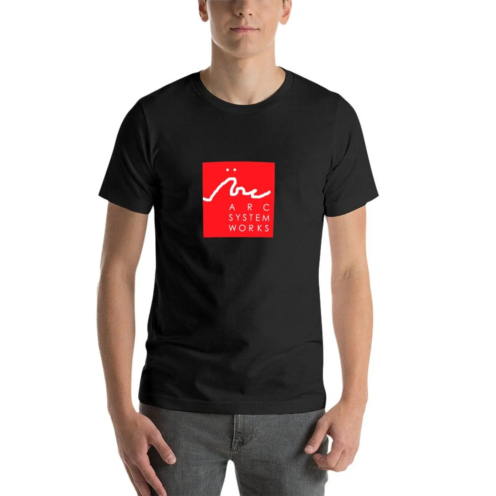 Arc System Works (アークシステムワークス) Logo T-Shirt aesthetic clothes hippie clothes sports fans men graphic t shirts