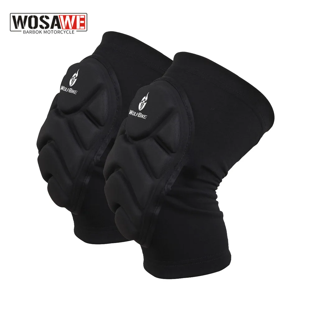 

WOSAWE Adult Sports Knee Pads Motorcycle Ski Snowboard Protector Cycling Motorcross Soft Leg Brace Guard Hockey Knee Protection