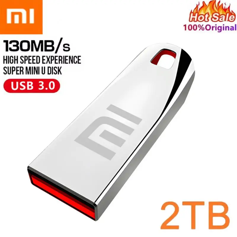 Xiaomi U Disk 2TB 1TB USB 3.0 Type-C Interface 256GB 128GB 512GB Mobile Phone Computer Mutual Transmission Portable USB Memory