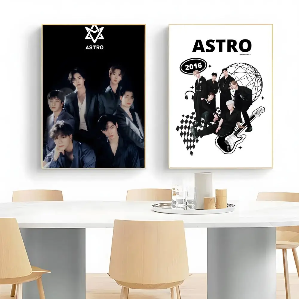 ASTRO kpop idol band decor A-ASTRO Poster Wall Art Print Decorative Mural Home Decor Gift Unframed