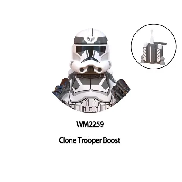 G0108 Building Blocks Captain Bricks Clone Trooper Boost Figures Nova Corps Marine Team4 Shoretrooper Mini figure Assembly Toys