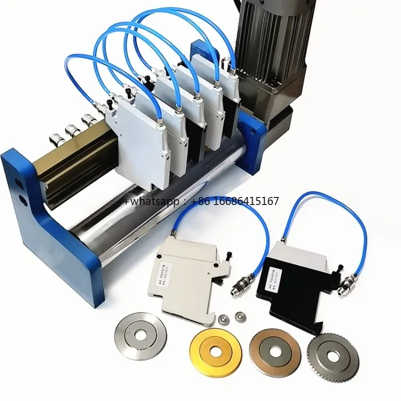 

76/17,76/19,76/22 Pneumatic Machine Black Steel Slitting Round Blade Holder With Blade