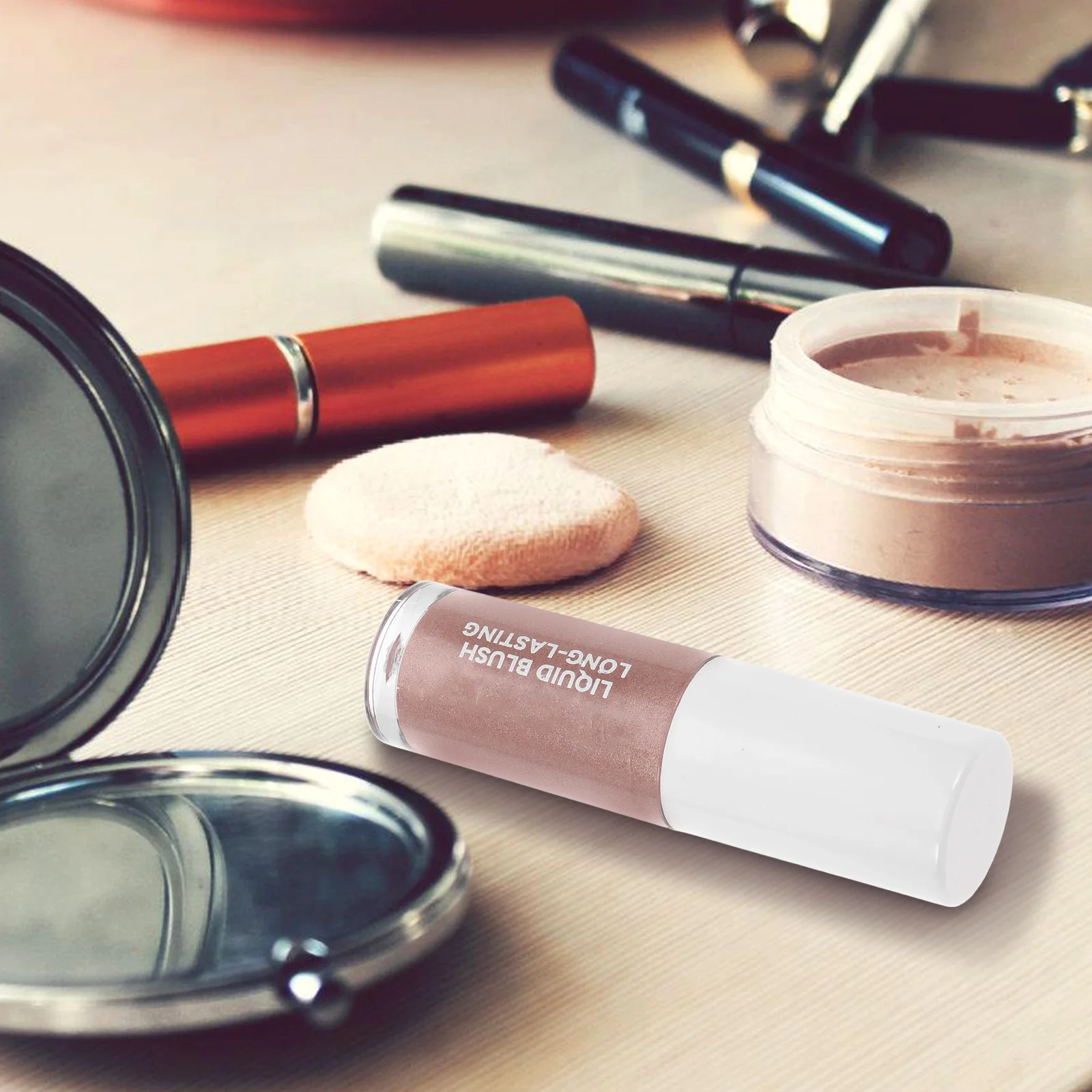 Liquid Blush Stick for Face Multi Use Cheek Eyeshadow Contour Long Wearing Radiant Glow Korean Makeup Blush Compact Design