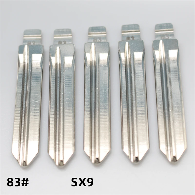 

FLYBETTTER OEM 50Pcs 83# SX9 Metal Blank Uncut Remote Key Blade For Citroen Elysee For Keydiy KD Xhorse VVDI JMD