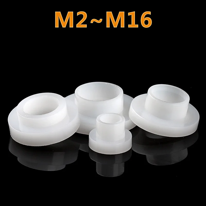 M3M4 M5M6 M8 M10M12 M14M16 Screw Nylon Transistor Gasket The Step T-Type Plastic Washer Insulation Spacer Screw Thread Protector