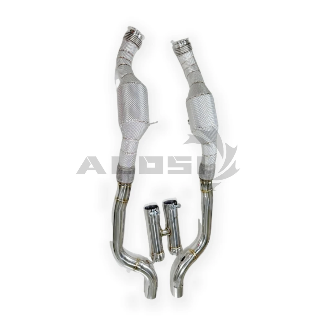 

For Mercedes Benz S65 AMG W222 6.0T 2015-2019 stainless steel head section high-performance Exhaust downpipe with insulation