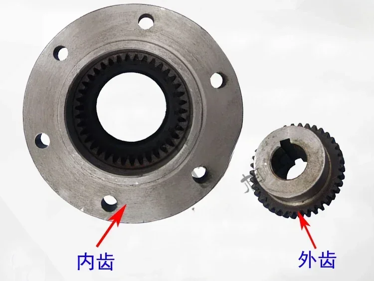

Crane/double girder fittings external gear couplings/brake wheels/CL type crane couplings gantry internal and external gears