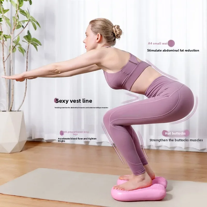 New Step Machine for Home Use: Women's Fat-Burning Exercise Machine, Inflatable Foot-Powered Stepper, Fitness Equipment