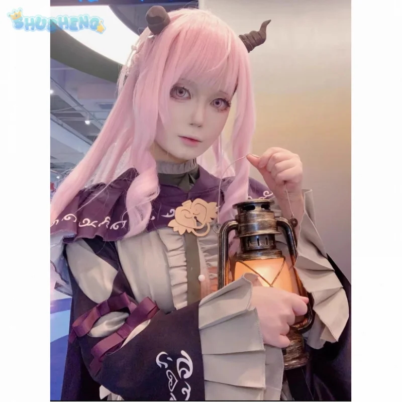 

Akiyama Mizuki Amia mzk Cosplay Costume Anime PJSK New Lolita Dress Coat Props Accessories Wig Girls Halloween Carnival Set