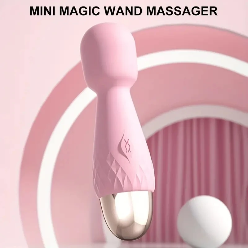 Mini G-Spot Vibrator, Clitoris Stimulator AV Stick G Spot MassagelFemale Masturbator Sex Toys For Woman, Pink