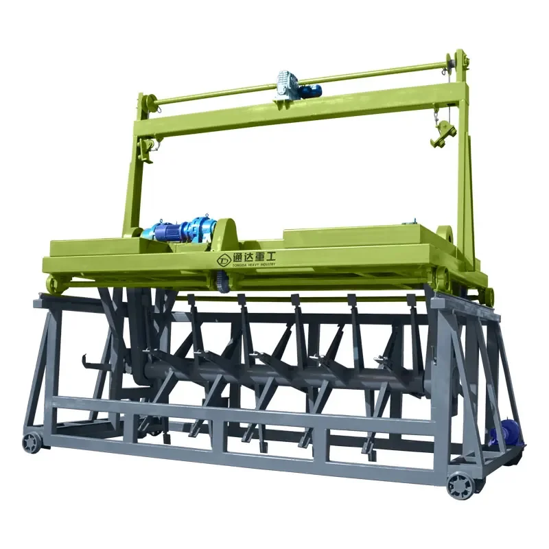 Industrial Poultry Manure Organic Fertilizer Groove Type Compost Product Turning Making Machine