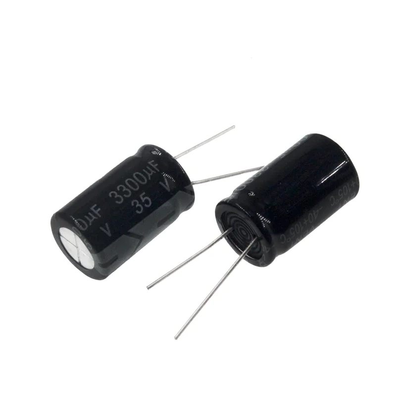 

2pcs 3300uF 35V 3300MFD 35WV 16*25mm Aluminum Electrolytic Capacitor Radial