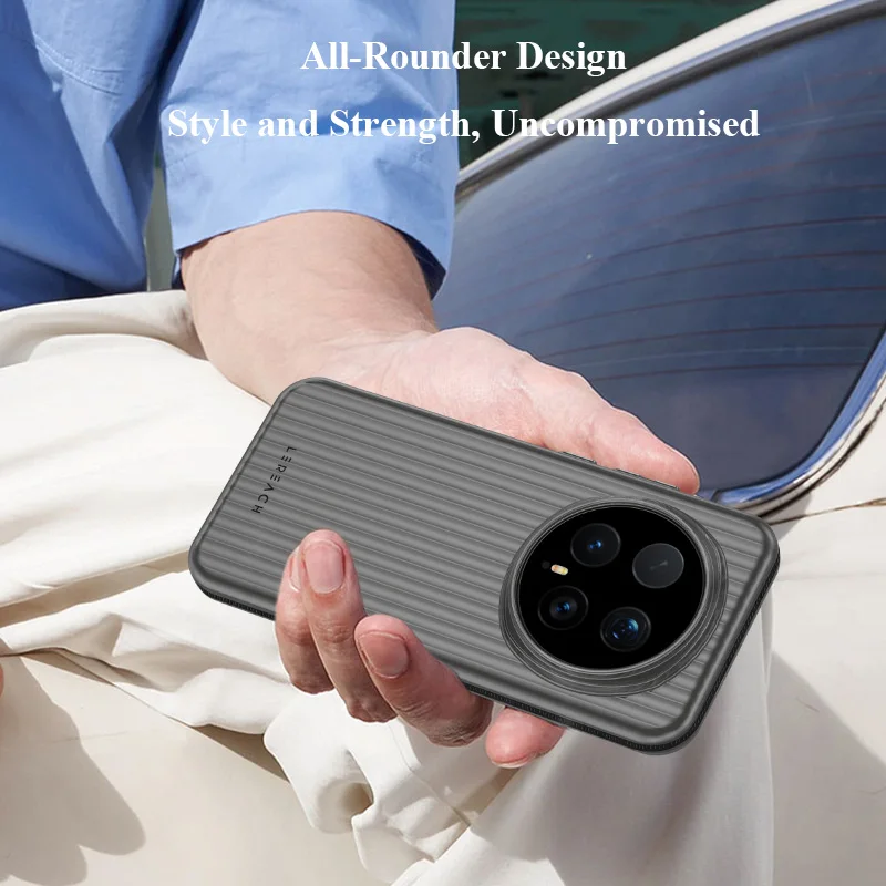 LR Toc ICICLE لهاتف Honor Magic 8 Pro حافظة ثلاثية الأبعاد مضادة للانزلاق مقابض جانبية على مستوى ميكرون متجمد غطاء خلفي جراب هاتف