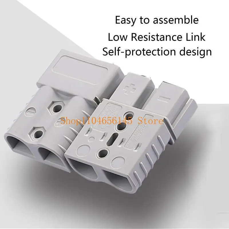 652F Copper Contact Power Connectors 120A 600V High Current Plug for Car Battery
