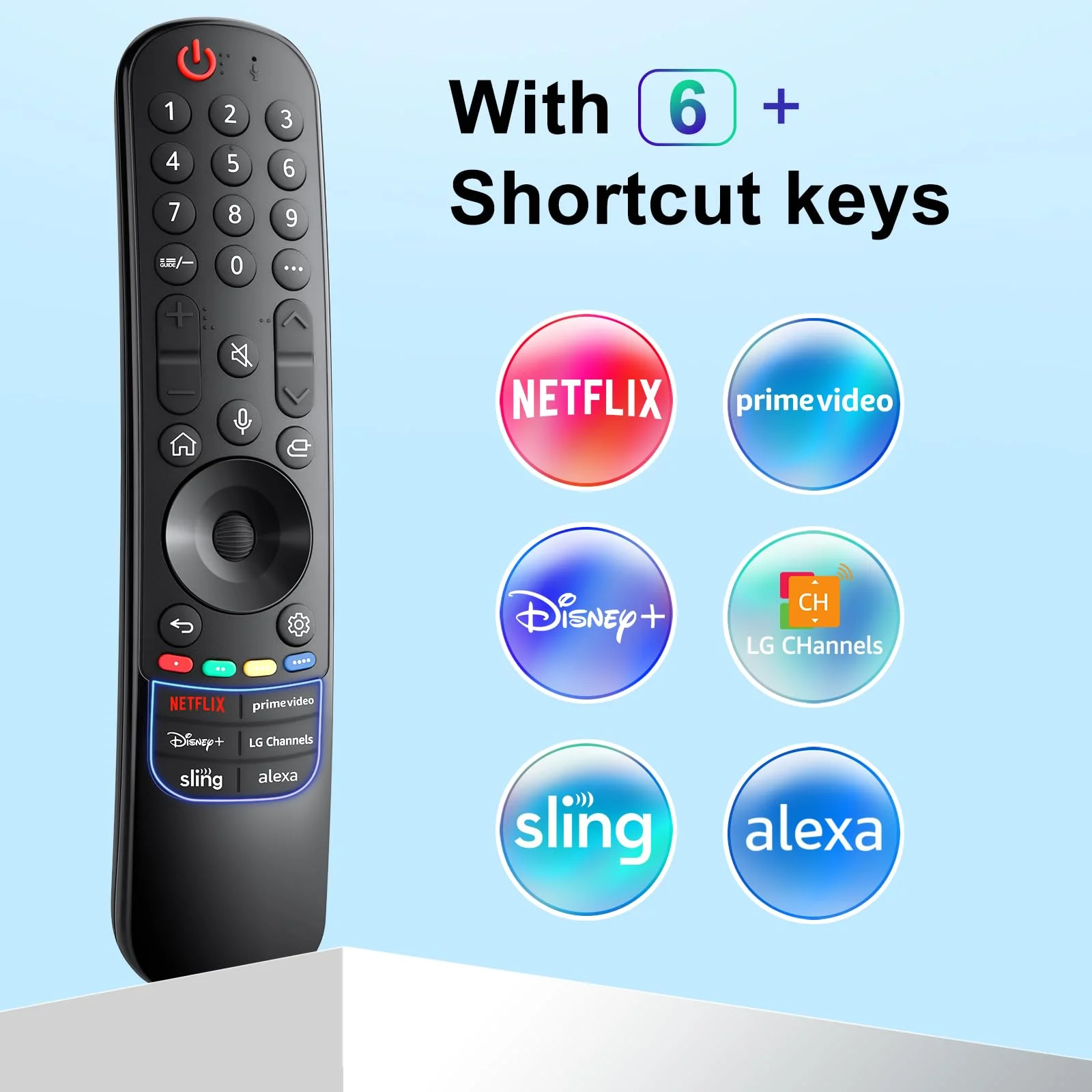 MR23GA Magic Remote Replacement with Voice and Pointer for L Smart TVs Control, Compatible with 2023 L TV OLED B3 C3 G3