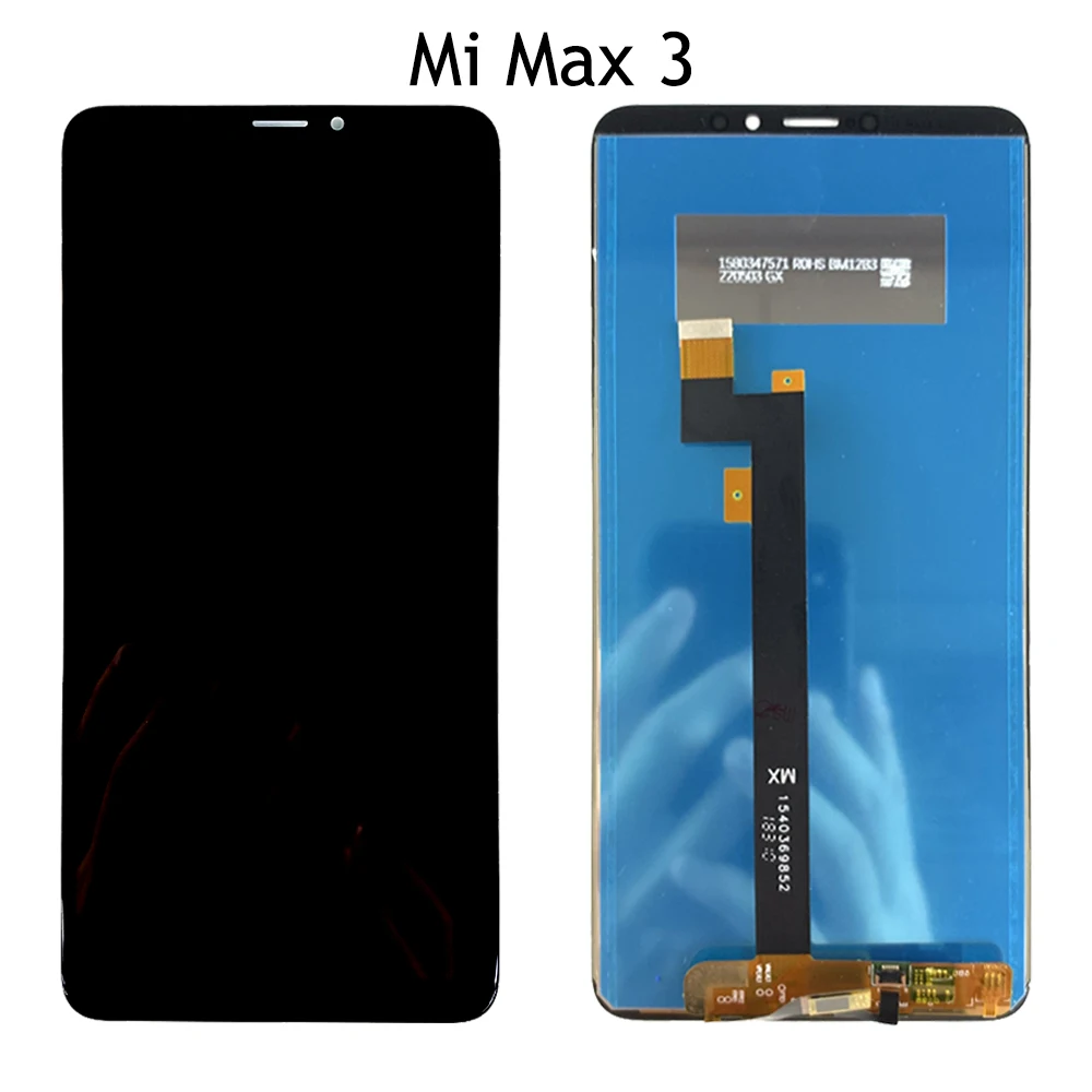 6.9inch Original For Xiaomi Max3 LCD M1804E4A Display Digitizer Assembly For Xiaomi Mi Max 3 Display Screen Replacement