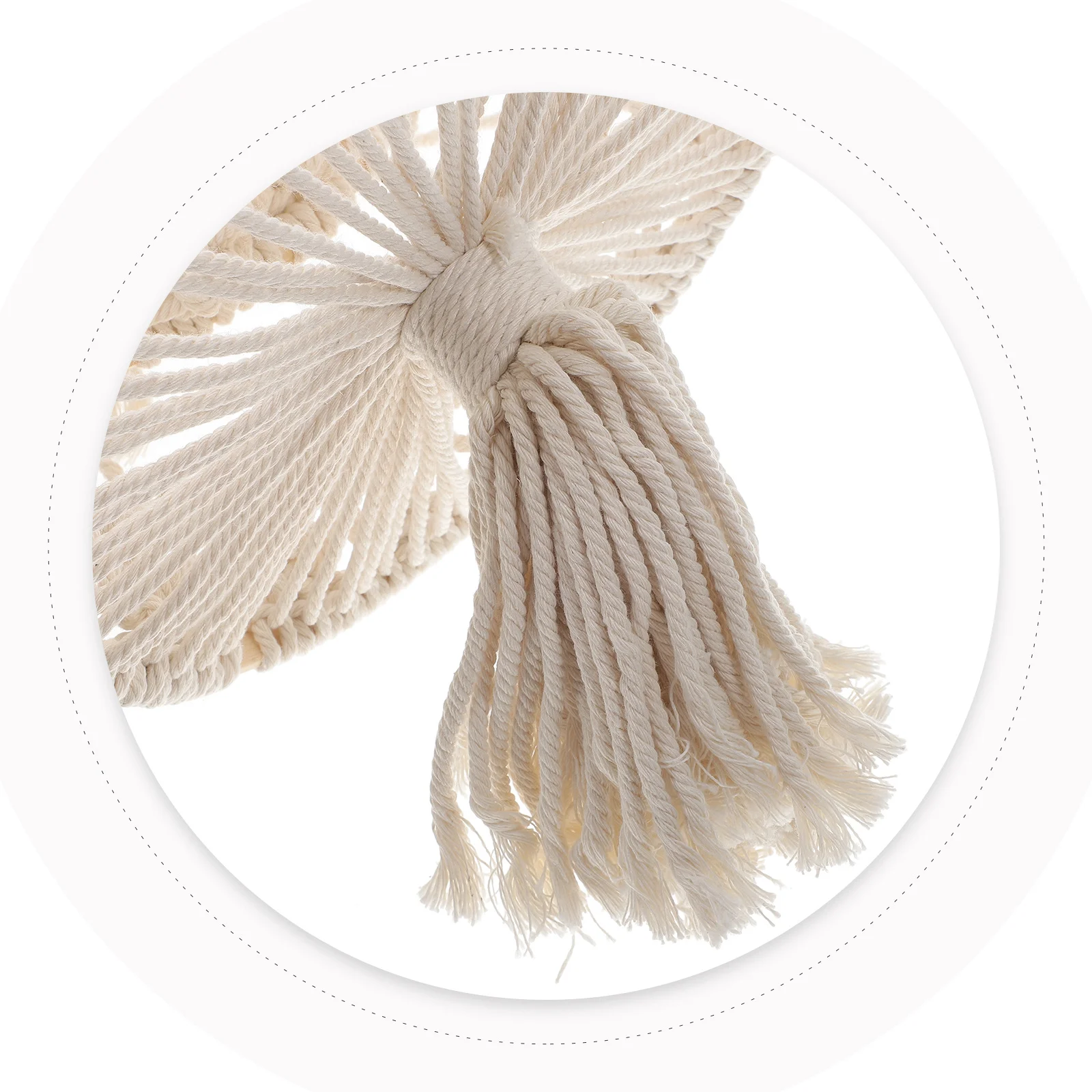 

Hanging Fruit Basket Cotton Rope Macrame 3 Tier Kitchen Fruit Storage Basket Woven Hanging Produce Organizer Produce Hammock