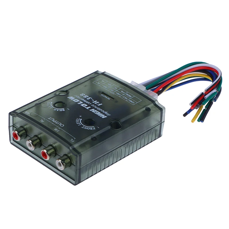 Convertidor De Impedancia Alta Baja 2 Salidas Para Radio Oem