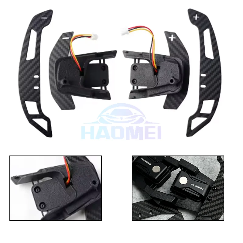 Steering wheel magnetic shift paddles for Golf 8, 7/7.5, R, GTI, Mk7, Mk8, extended shift paddles hollow , auto parts