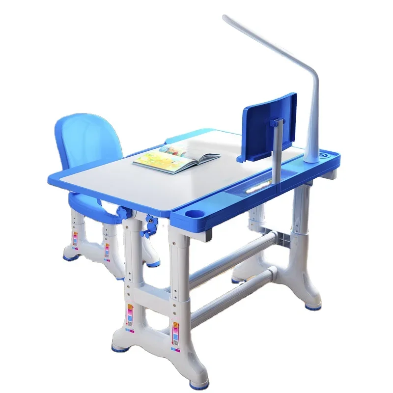 

Height adjustable ergonomic learning desk writing desk children's learning desk and chair set