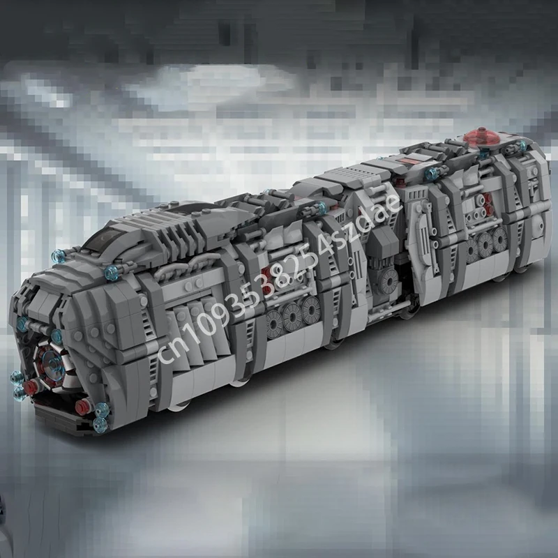 

1783 шт. MOC Imperial Strike 2AT-8E2 Бронированный шарнирный поезд Звездные боевые строительные блоки для подростков, творчества, образование