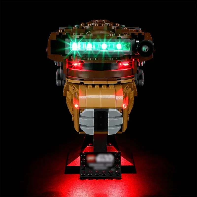 DIY LED Light Kit For LEGO 75351 Princess Helmet (Only LED Light,Without Blocks Model)