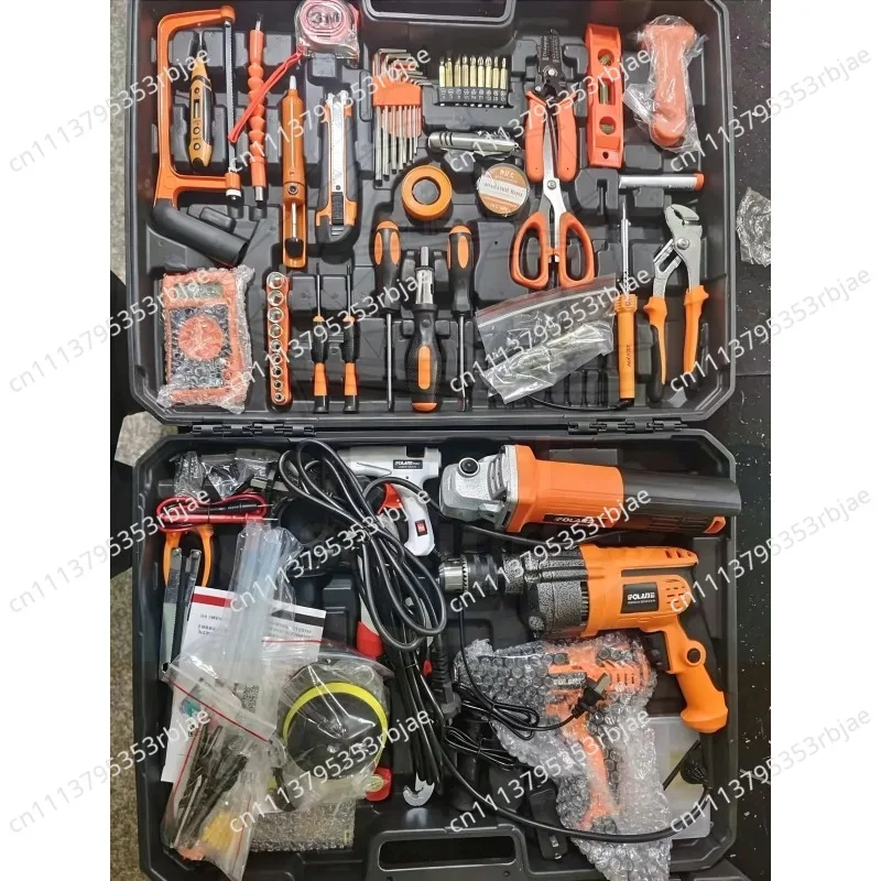 For Multifunctional Electric Drill  Set Portable Power Tools Hardware Repair Tool Kit for Electricians and Workshop Use