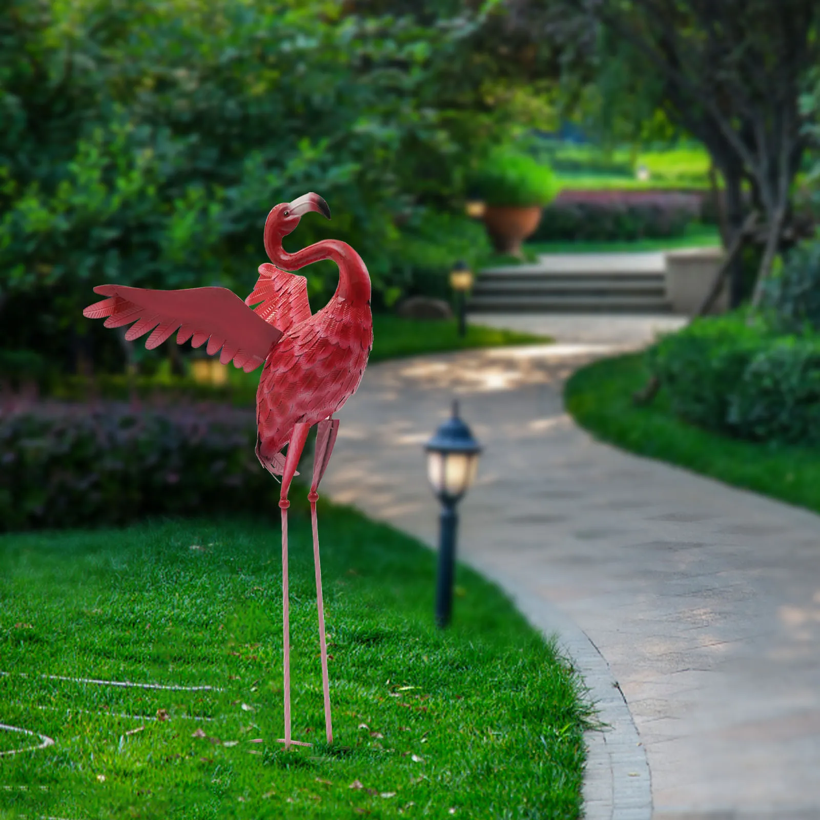 Outdoor Garden Flamingo Statues Suitable for Decorating Homes Weddings Parks Gardens Stores and stages Outdoor Accessories