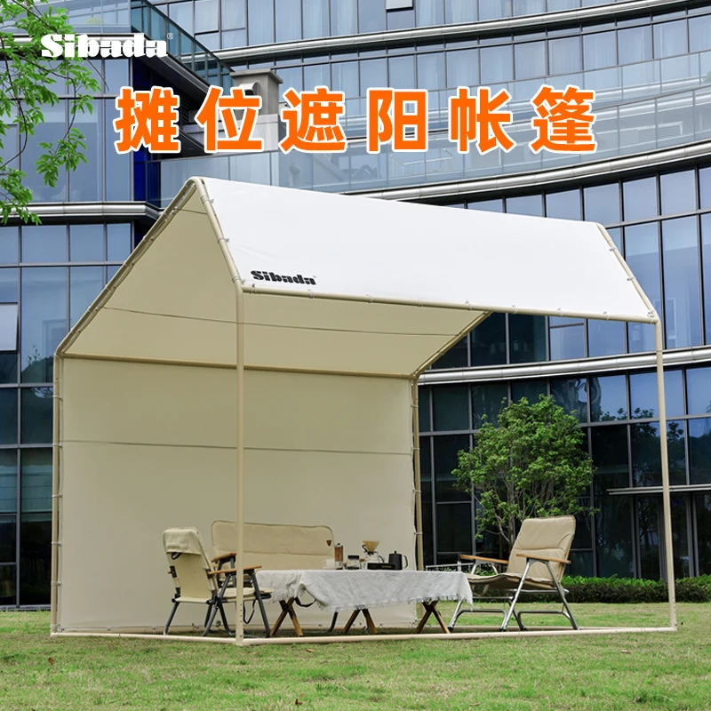 Outdoor sloping roof stall market tent shading advertising activity tent