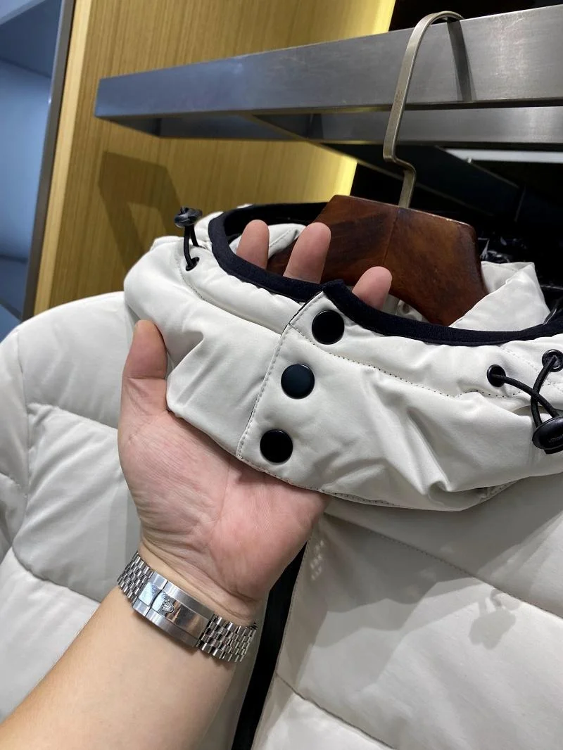 Men's Autumn Winter High Loing Cotton Jaet Hooded Removable Warm Thiened Casual Faion Stand Fit Youth Outerwear