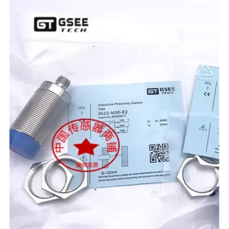 for GSEE Gino Technology IN12-M18-E2 IN22-M30-E2 IB4-M8SL-E2/S3 E0/2M Approach Sensor