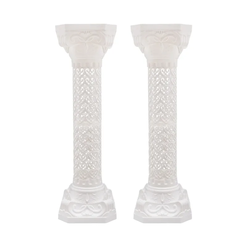 

Wedding Landscaping Roman Pillar Party Flower Pot Columns Decor4PCS Wedding Roman Column Pillars Decoration