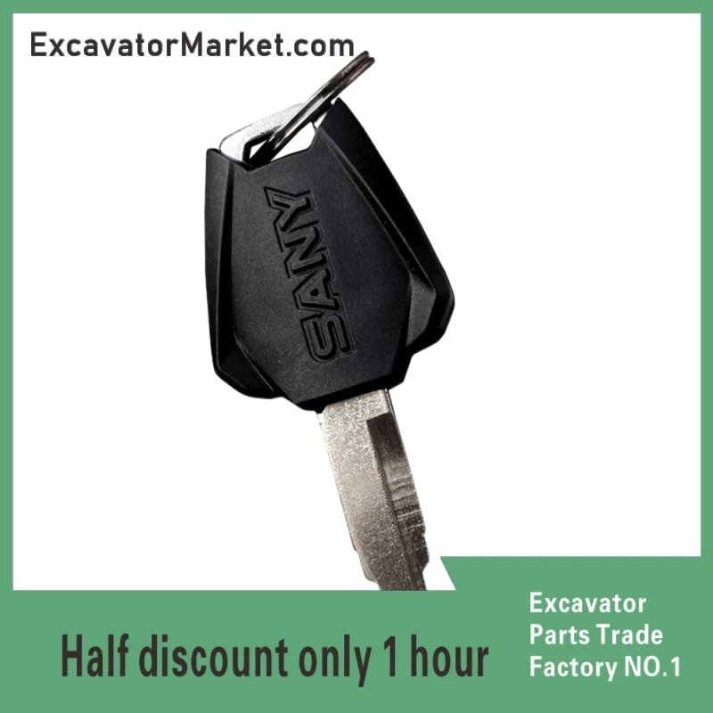 

For Sany excavator key lock new universal 60 55 75 excavator cab key accessories complete original