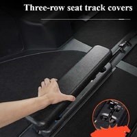 For 30/40 Serie Toyota Alphard/Vellfire Trunk Rail Protective Cover Three Rows of Seat Car Interior Cargo Modification Accessory