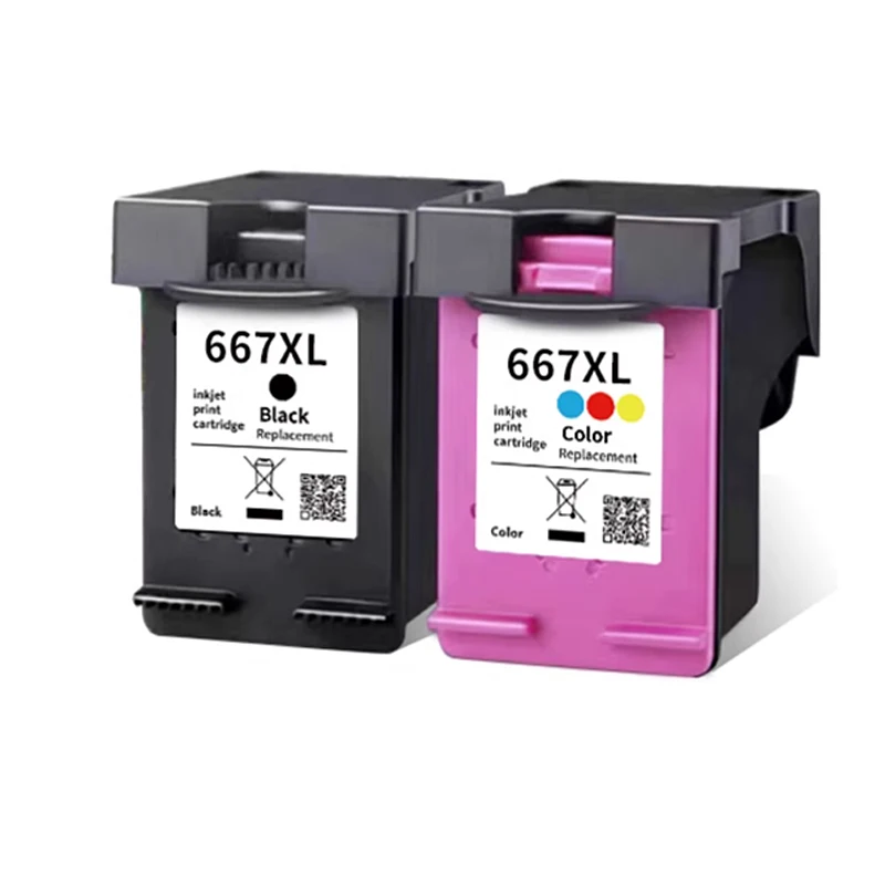 Kompatybilny z wkładami atramentowymi HP 667XL 667 do drukarek HP667 667 XL DeskJet Ink Advantage 1275 2374 2375 2376 2775 2776 6475 6476 — zdjęcie produktu 7
