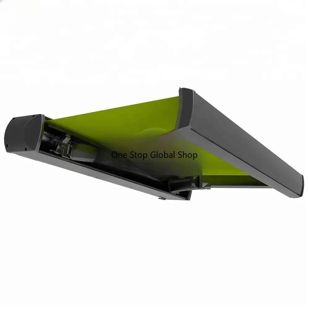 Electrical Rain Sensor Control Full Cassette Aluminum Rain Protection Retractable  awning