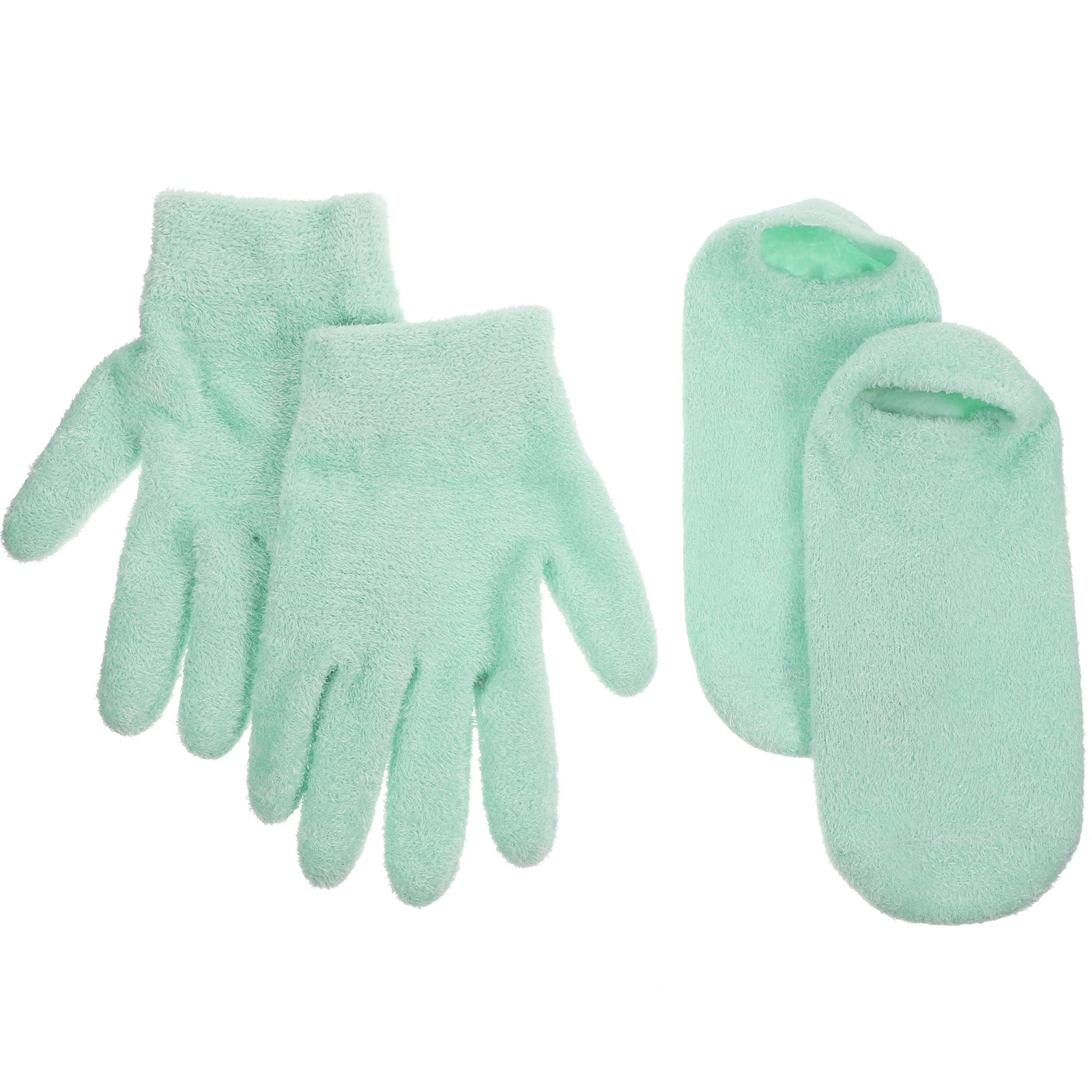 

1 set Gel Moisturizing Gloves Socks Foot Care Tool Hand Treatment Lotion Mittens Overnight Dry Skin Care Accessory