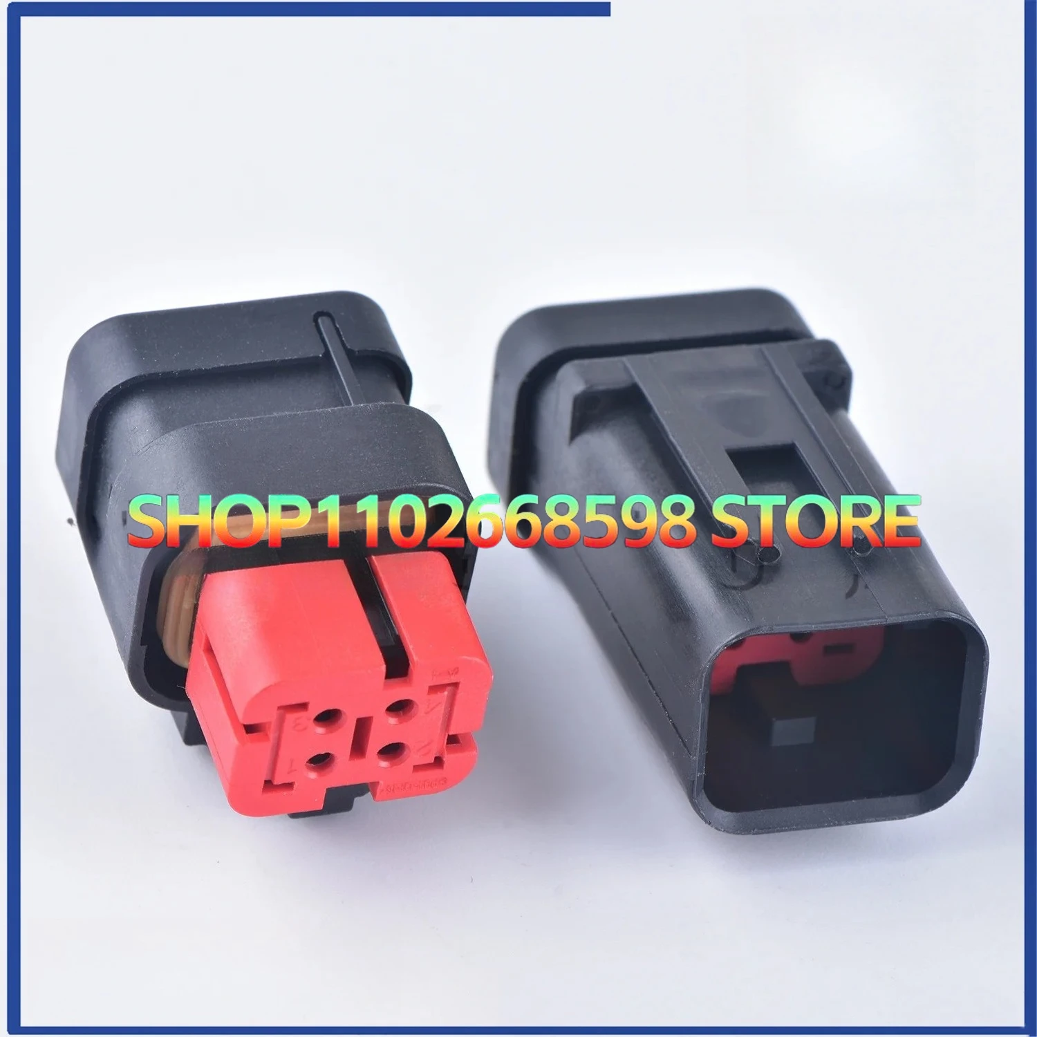 1 مجموعة 4 دبوس 1.5 مللي متر سلسلة ذكر أنثى السيارات موصل مقاوم للمياه عمود الحدبات الاستشعار التوصيل 776487 -1 776488 -1 لحفارة كارتر #3