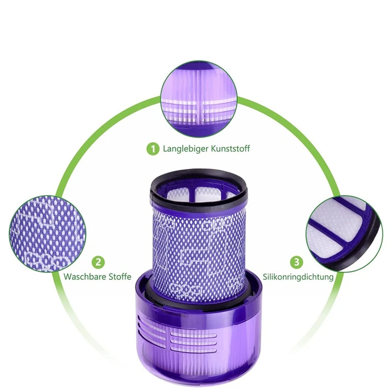 

M08K для Dyson V12 Detect, тонкие роликовые щетки, аксессуары для рулонной насадки для пылесоса с HEPA-фильтром