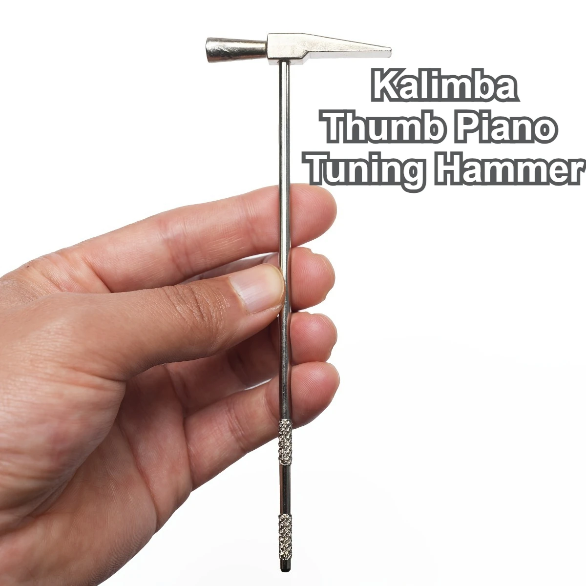 

Молоток для изготовления ювелирных изделий из нержавеющей стали и молоток для настройки калимбы, универсальный, устойчивый к царапинам, точный инструмент для самостоятельного изготовления для любителей музыки